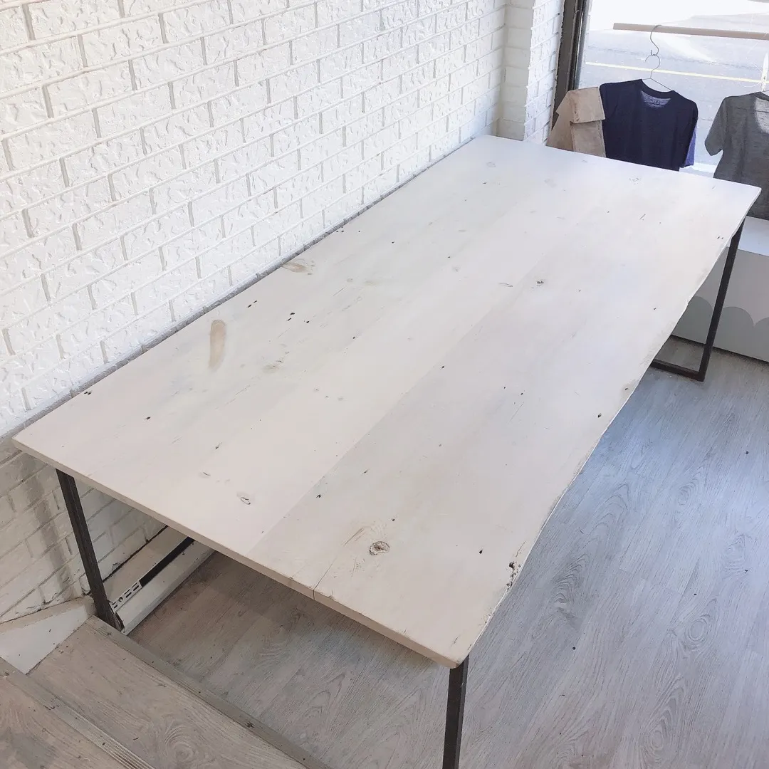 Custom Built Live Edge Wood Table photo 1