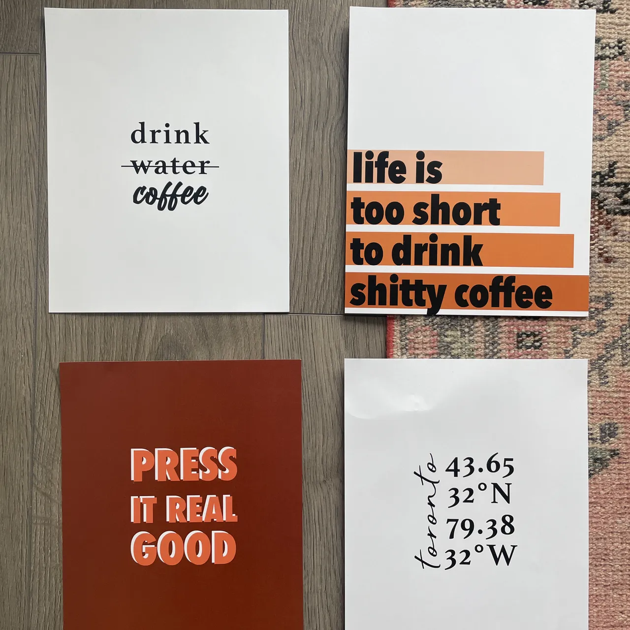 Set of 4 Toronto + Coffee Prints photo 5