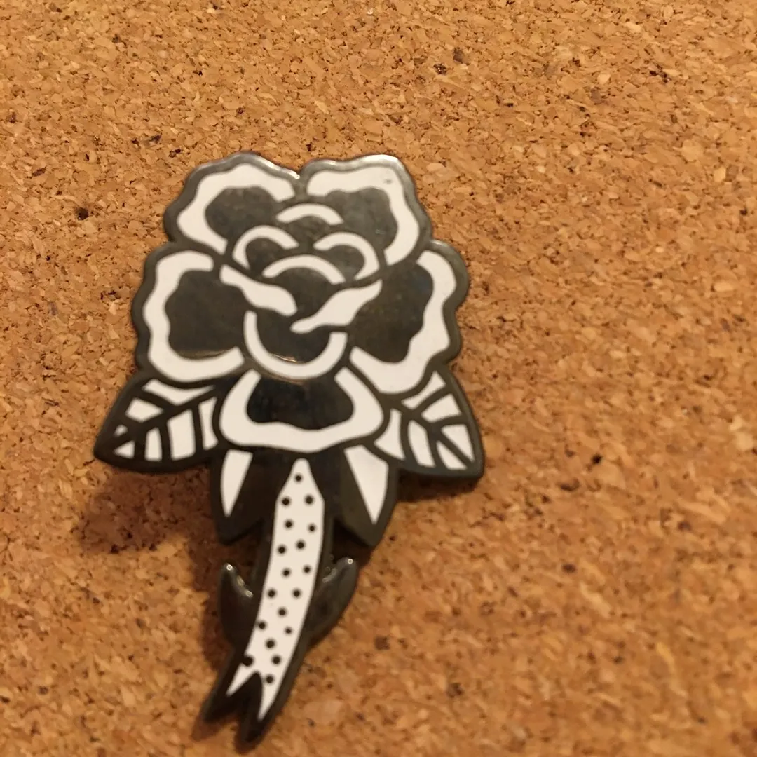 White Rose Pin photo 1