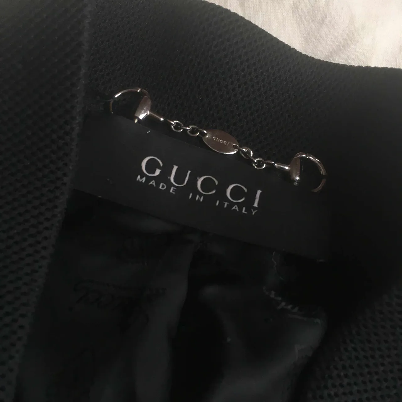 Authentic Gucci Leather Jacket photo 8