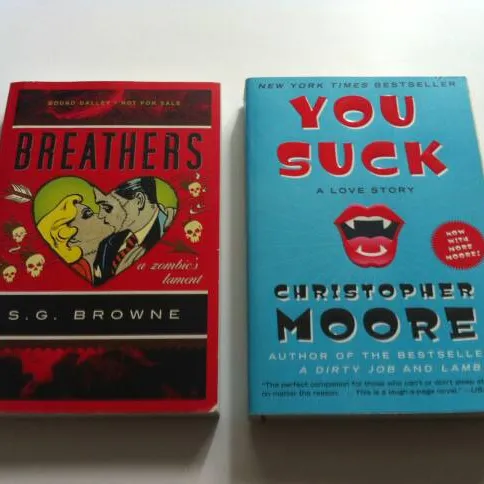 Breathers by: S.G. Browne
You Suck by: Christopher Moore photo 1