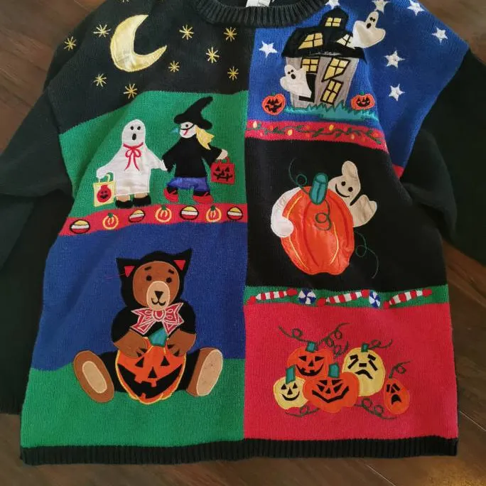Very Super Exciting Sweater Of Halloween Amusent photo 1