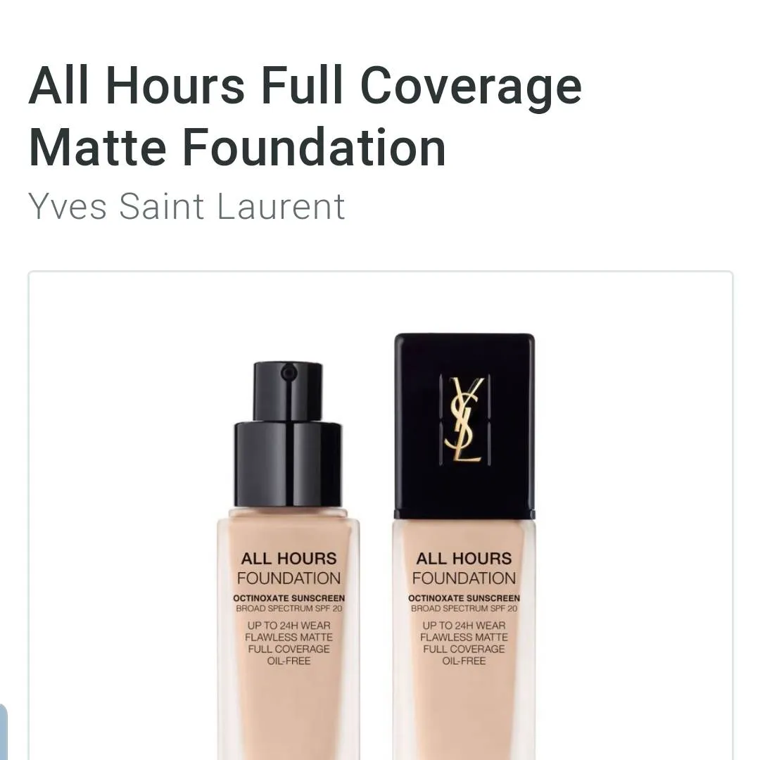 YSL All Hours Foundation photo 5