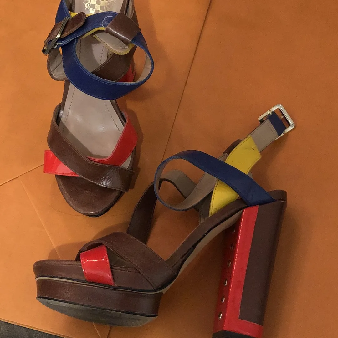 Vince Camuto Platform Sandals Size 36 photo 1