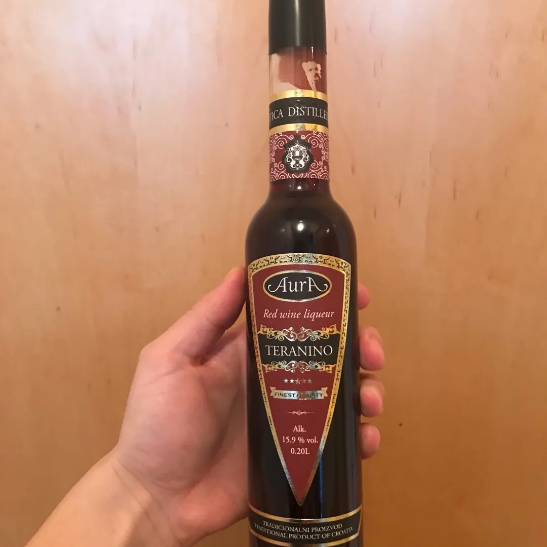 Red Wine Liqueur From Croatia photo 1