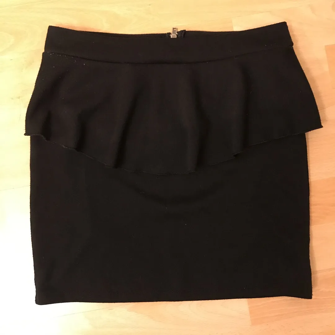 Black Peplum Skirt photo 1