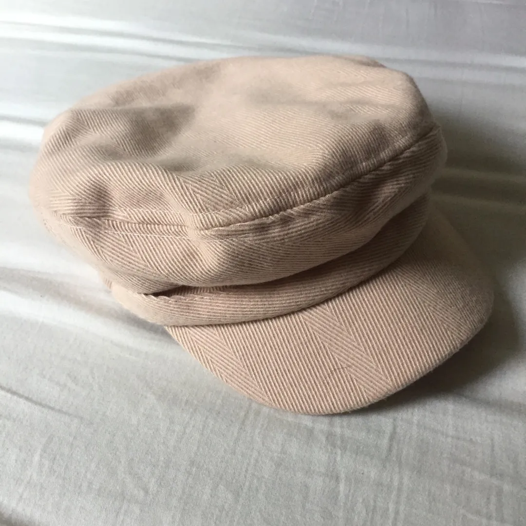 new Taupe Baker Boy Hat photo 1