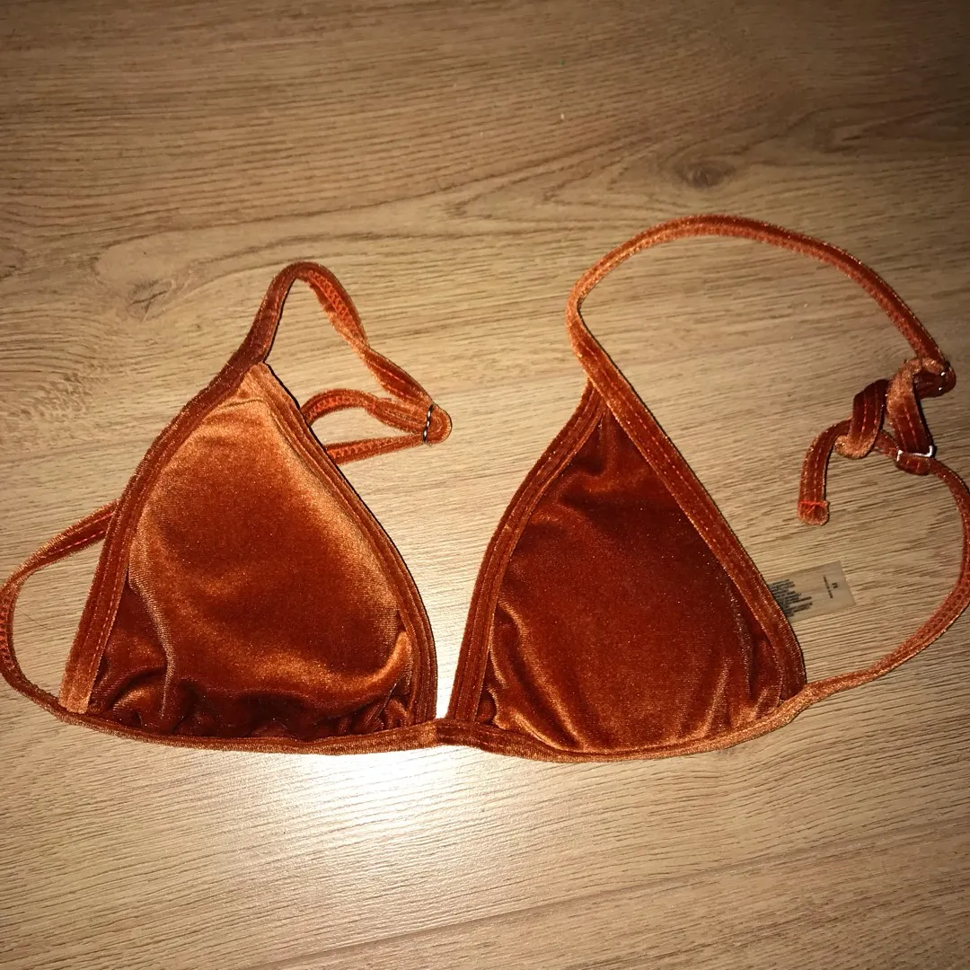 Orange Velvet Bikini photo 1