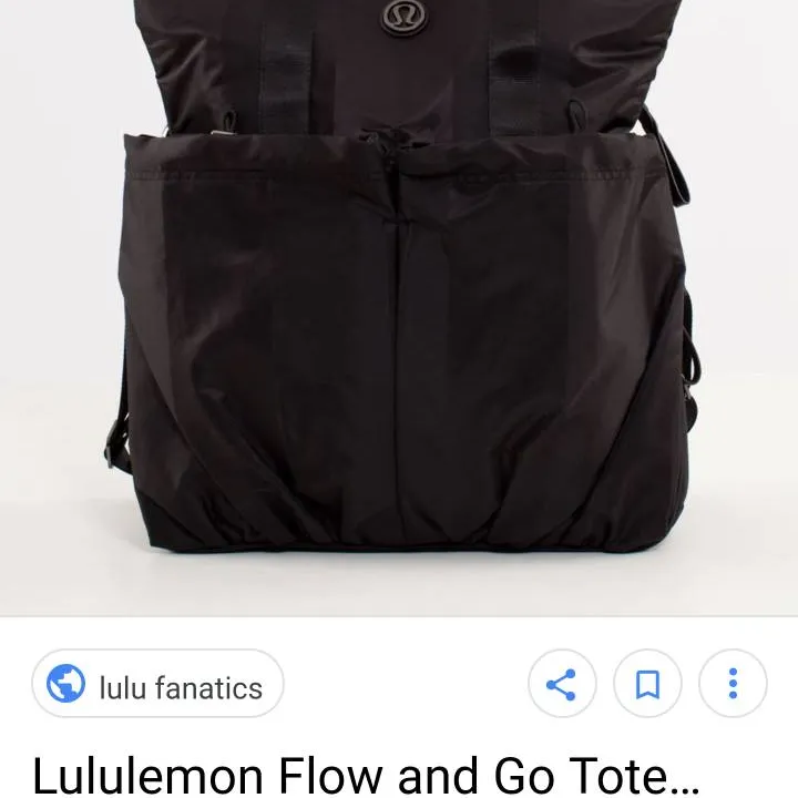 Lululemon Flow & Go Tote - Black photo 3