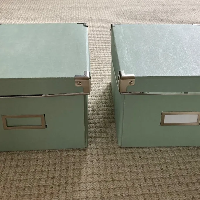 2 medium IKEA organizer boxes photo 1