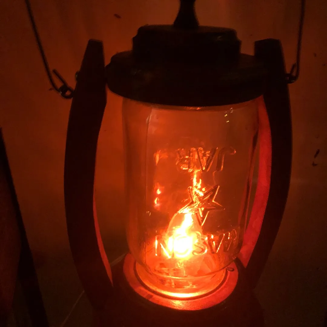 Mason Jar Style Lantern photo 1