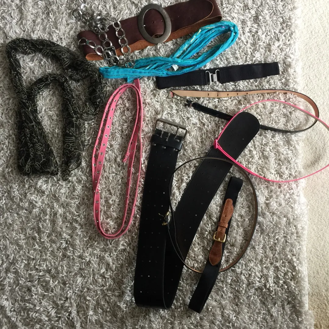 Selection Of Belts/scarfs photo 1