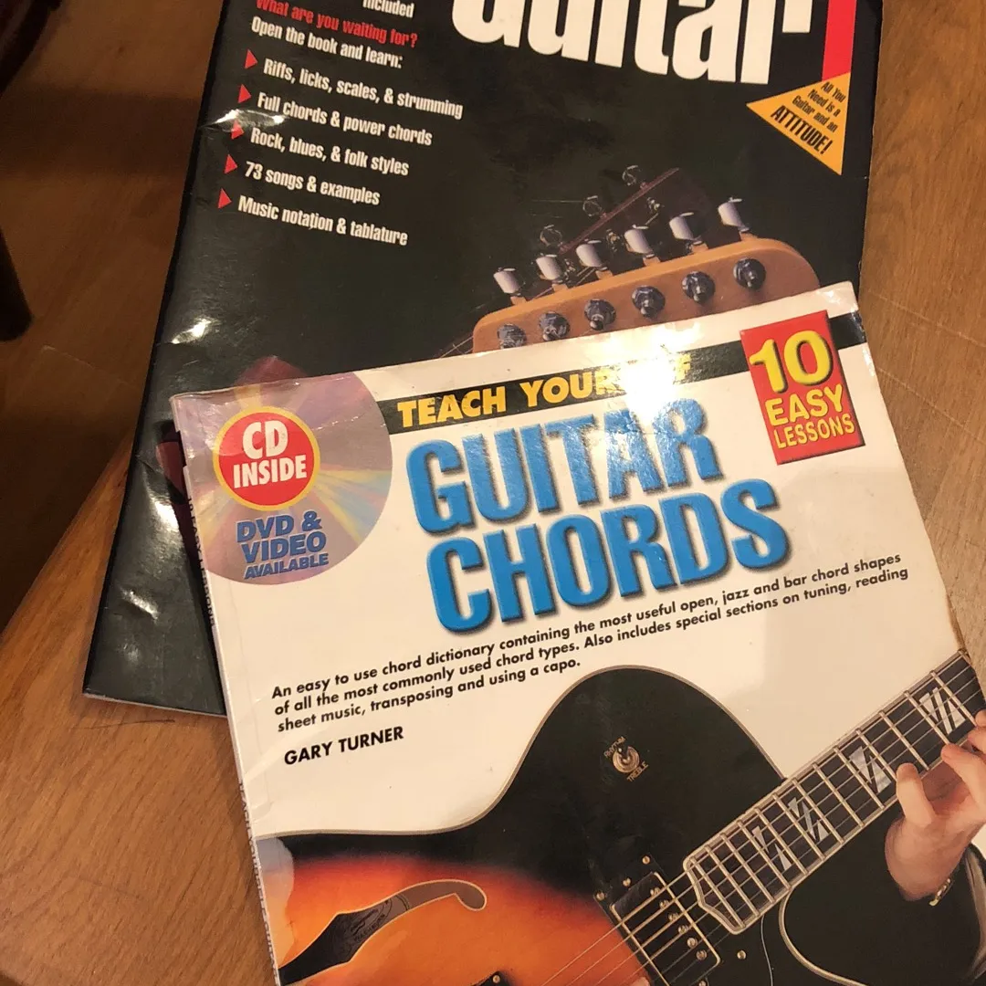 Guitar Lessons Textbooks. CD’s Not Included. photo 1