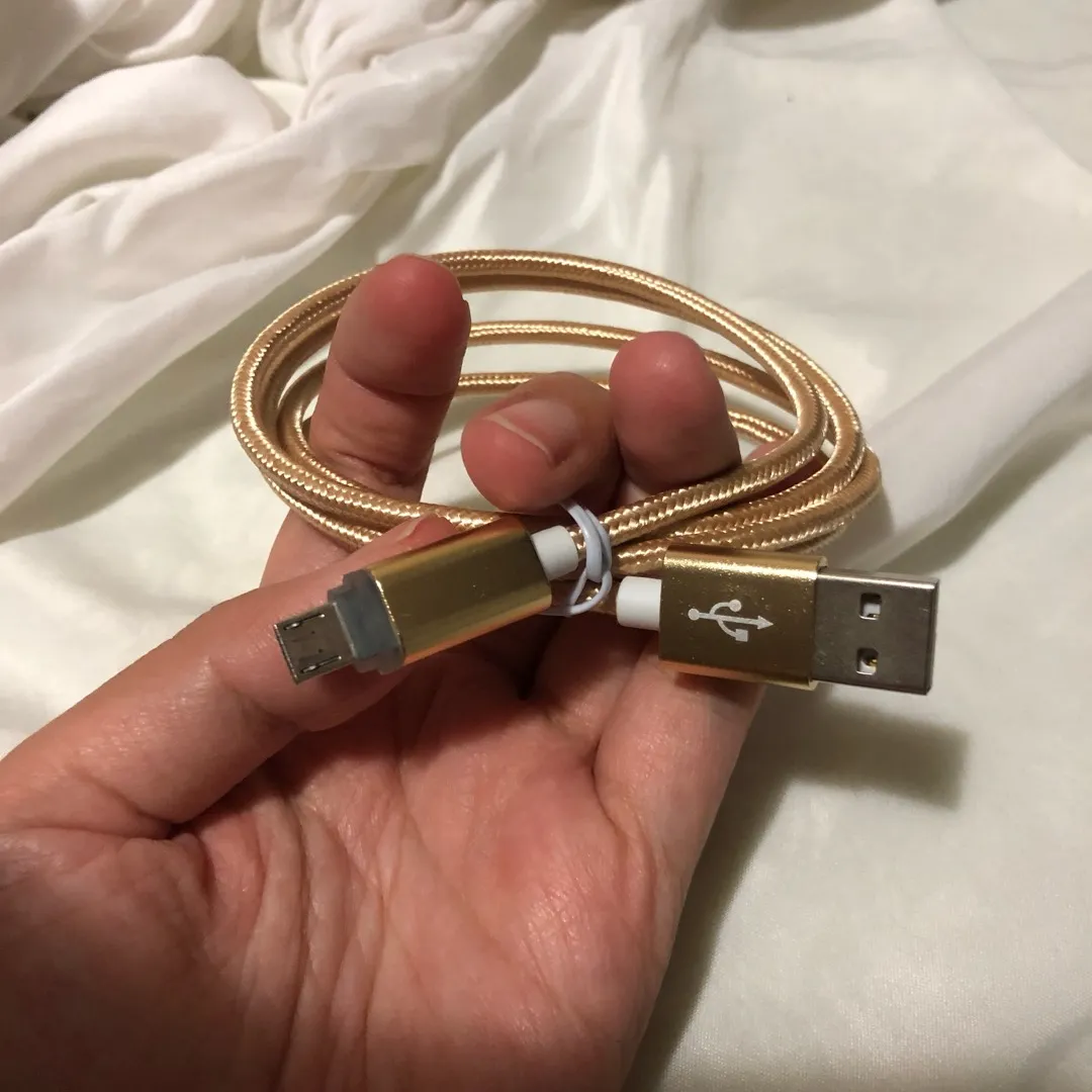 Gold USB Phone Cable photo 1
