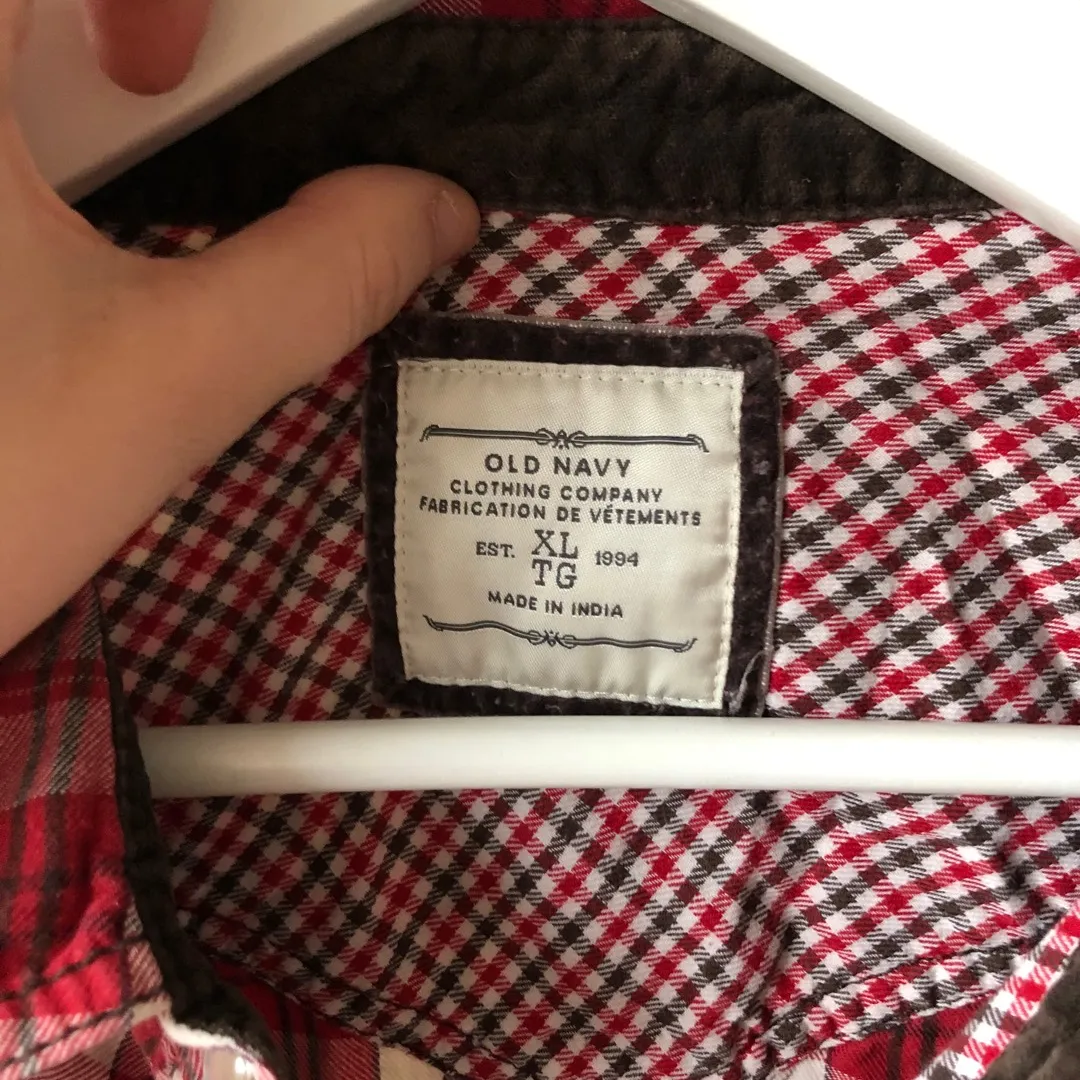 Old Navy Flannel: Size XL photo 4