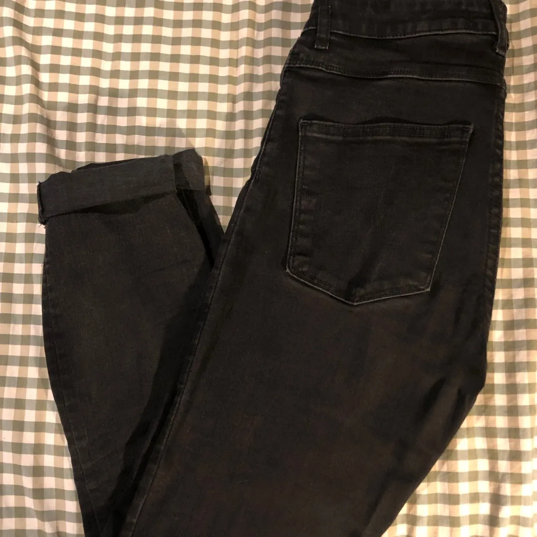 GUC Zara Black Jeans, Size 4 photo 1
