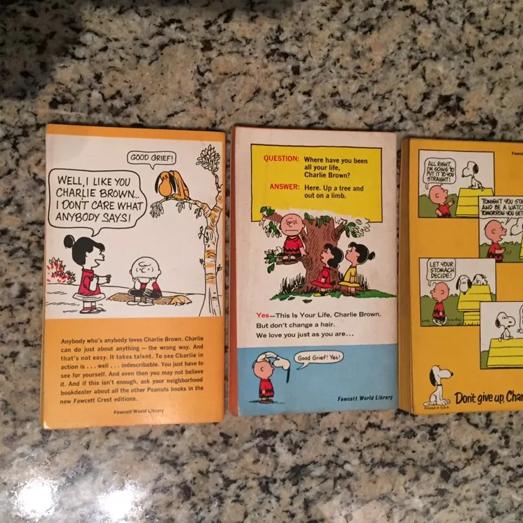 Vintage Charlie Brown Cartoon Books - Kids Bored This Summer,... photo 4