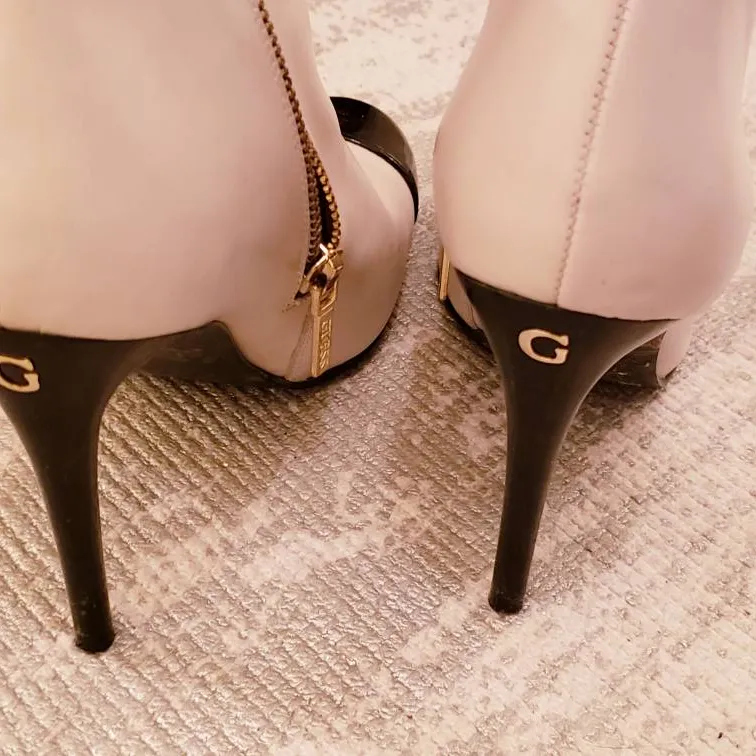 Guess Chanel-inspired Stiletto Boots - Size 6.5/7 photo 4