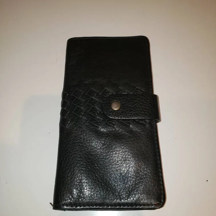 Blue Leather Wallet photo 1