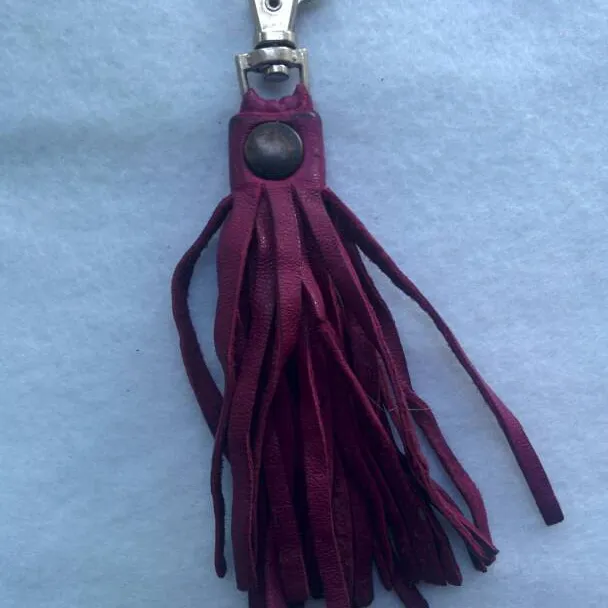 Leather Key Chain Tassle photo 1