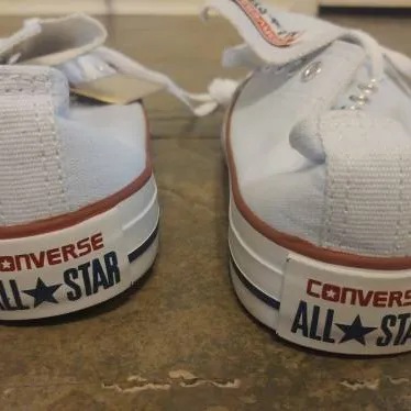 New Women's knockoff White Converse All-Star Shoes photo 4