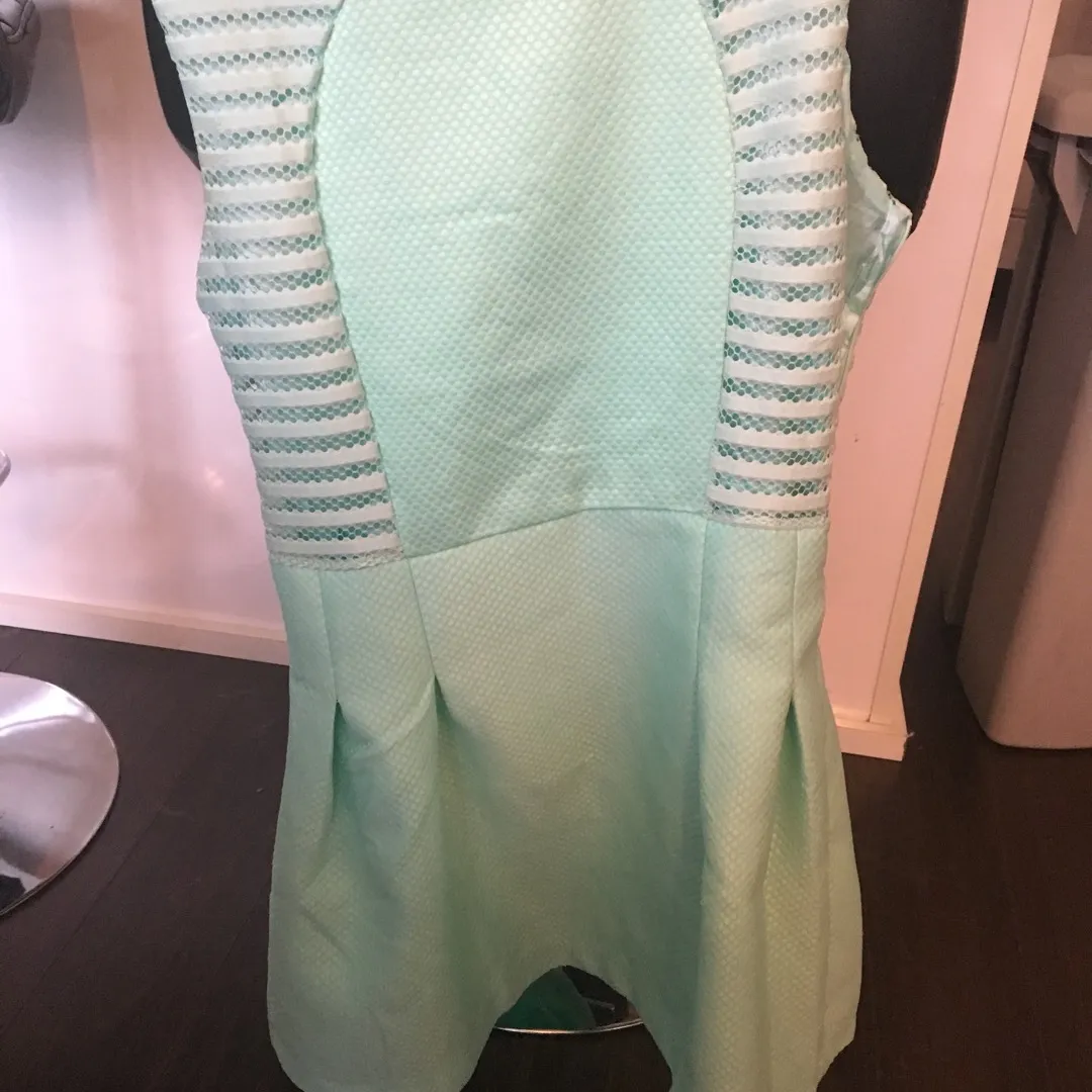 Aqua Mint Green Short Dress Size small Medium 4 Or 6 photo 1