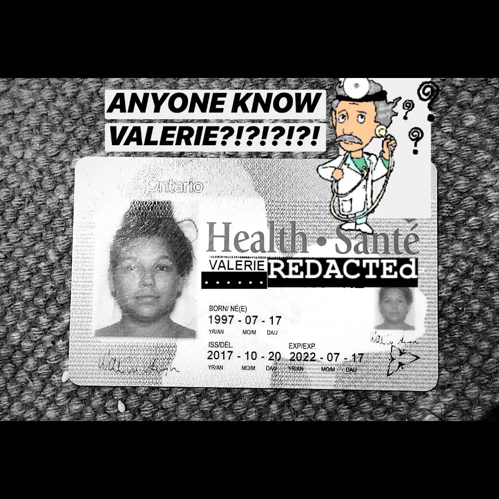FOUND VALERIES HEALTH CARD IN ISO OF VALERIE! photo 1