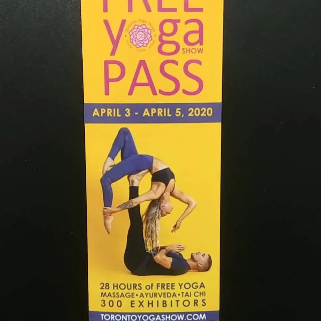 Free Yoga Show Convention Event Tickets With Trade photo 1