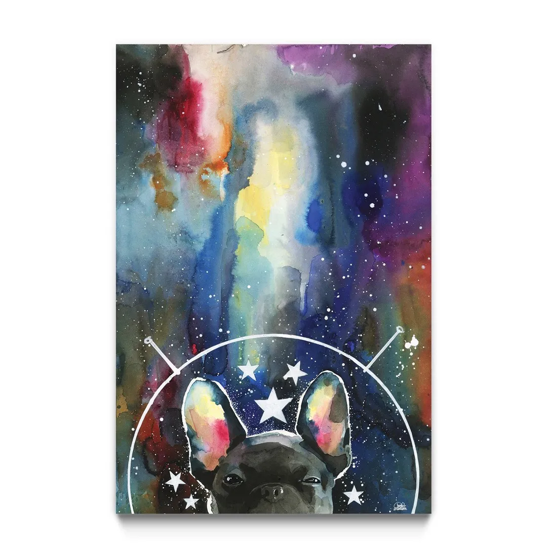 Space Frenchie Print photo 1