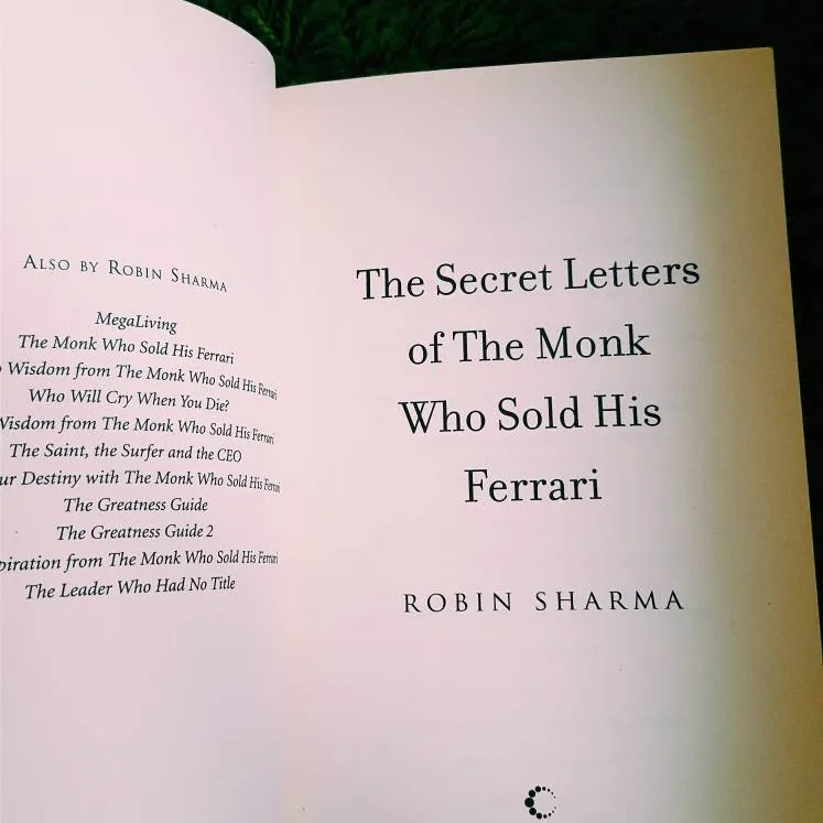 The Secret Letters of the Monk Who Sold His Ferrari - Robin S... photo 4
