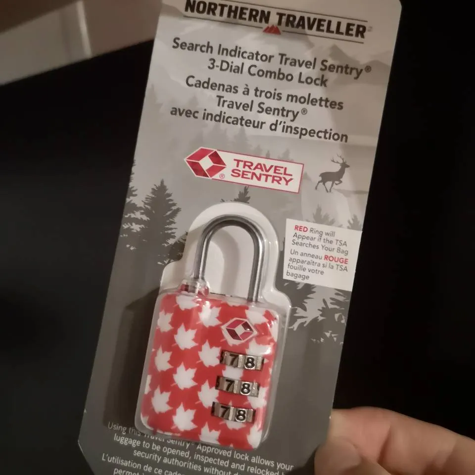 Canadian TSA Travel Lock photo 1