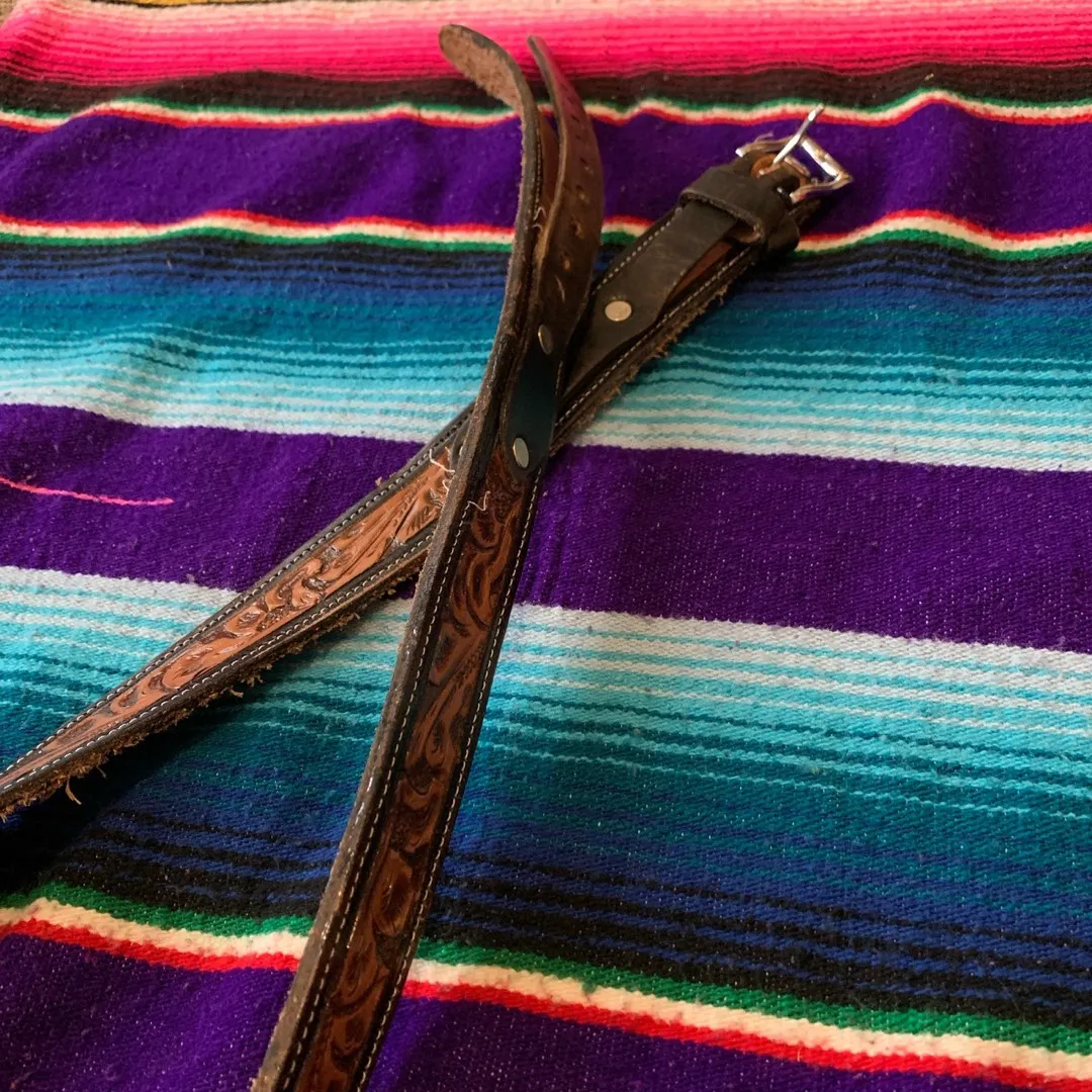 Mexican Leather Belt photo 1