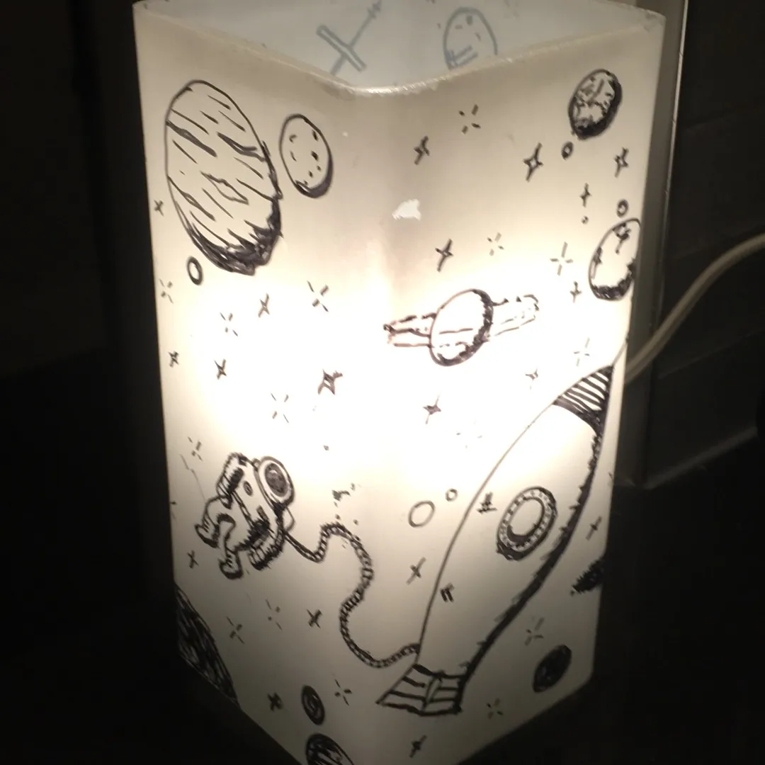 IKEA Hand-drawn Space Lamp photo 5