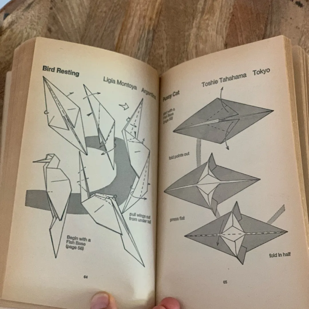 Vintage Origami Book photo 1