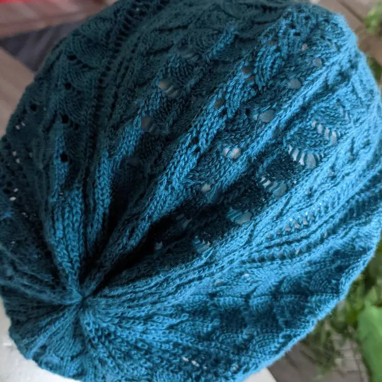 Blue Crocheted Barret photo 1