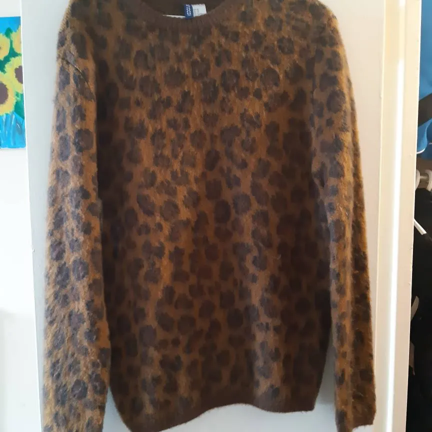 H&m Leopard Print Sweater photo 1