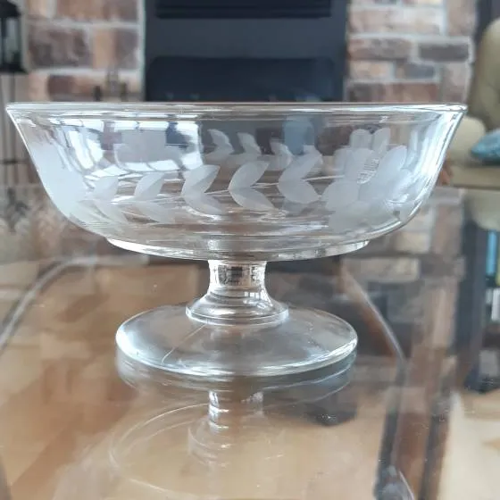 Vintage Glass Candy Dish photo 4