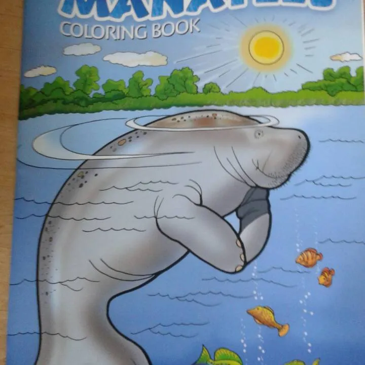 Manatee colouring Book photo 1