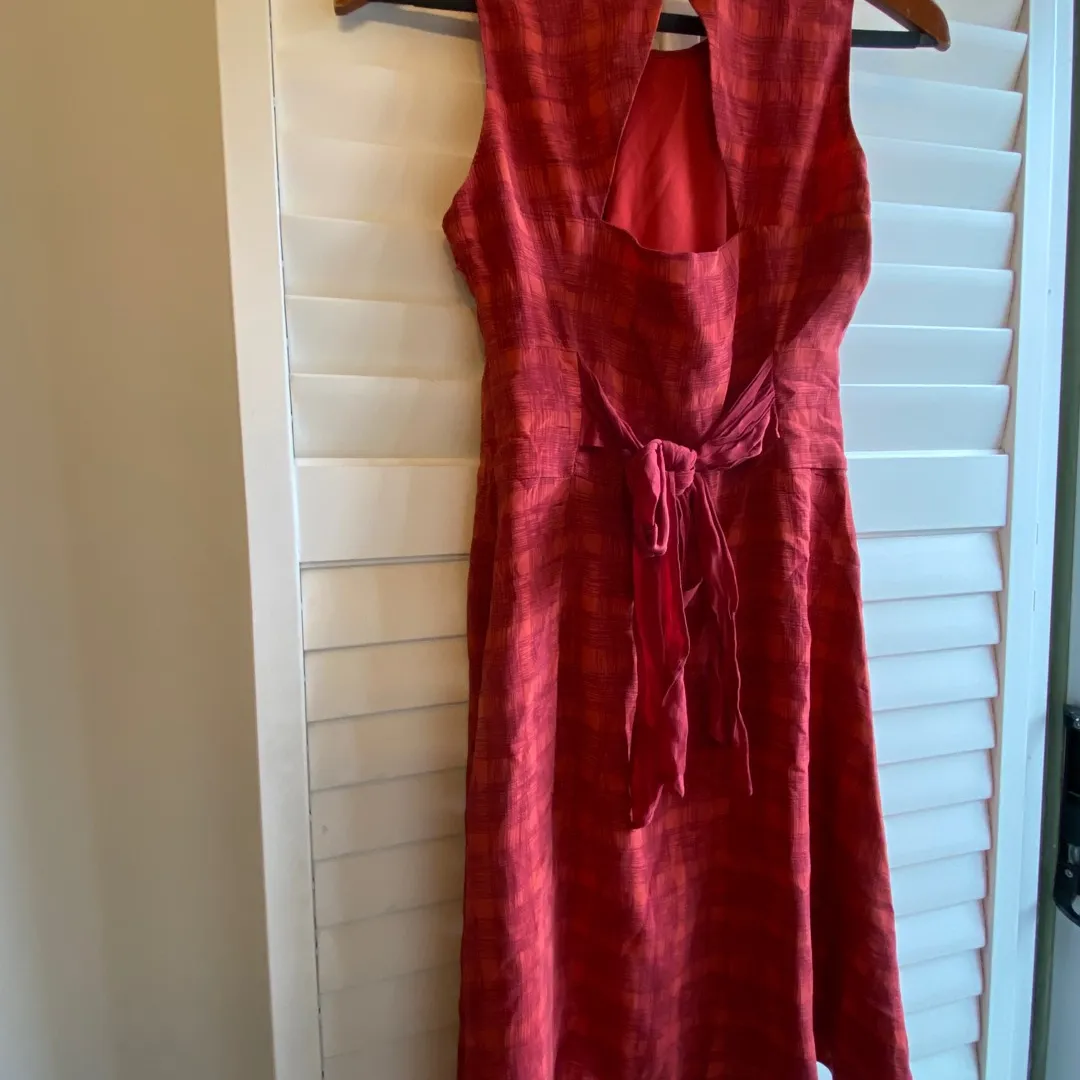 Anthropologie Silk Dress, Size 0 photo 7