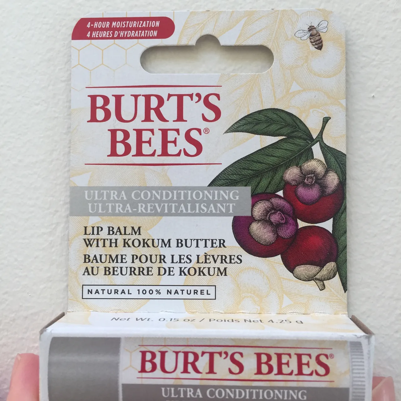 NEW Burt's Bees ultra conditioning lip balm photo 1
