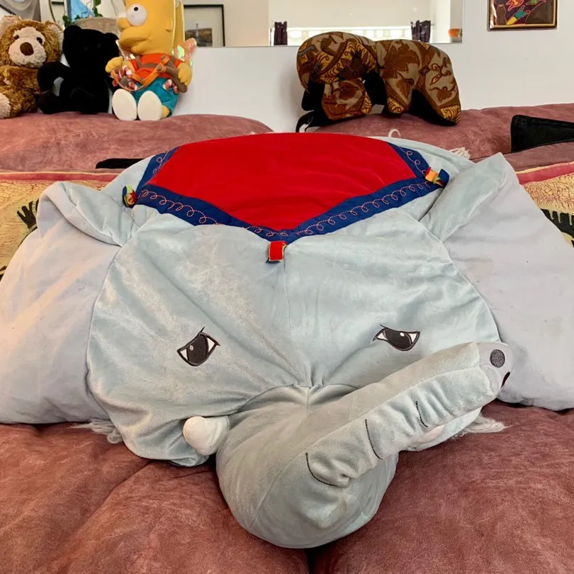 Funky Elephant Cushion / Cool for kids' room photo 3