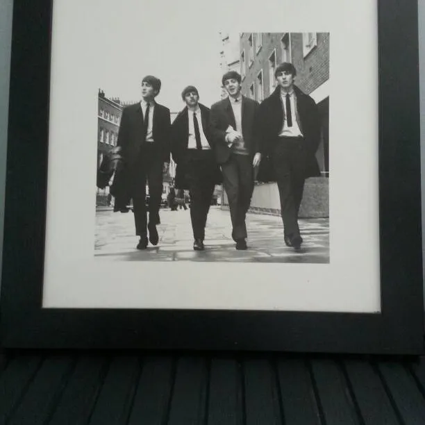 The BOYS ARE BACK Beatles Picture And Frame photo 1