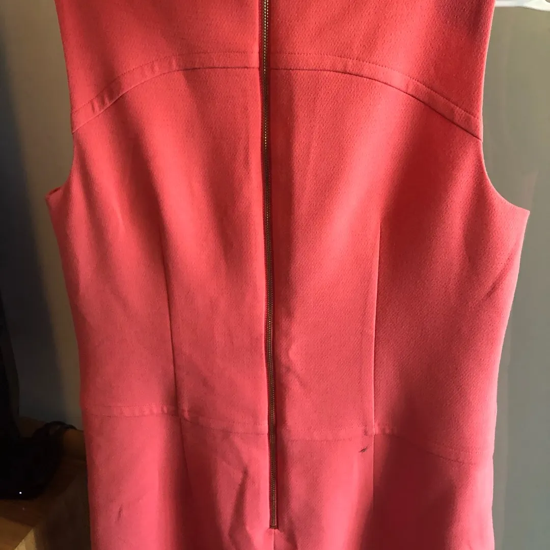 Pink Ann Taylor Dress Size 6 photo 4