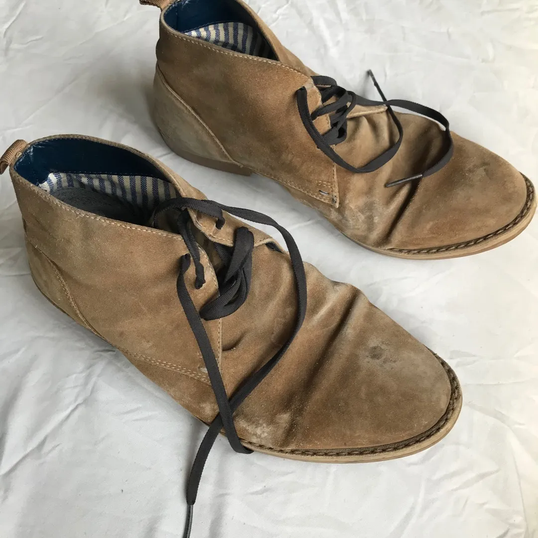 Suede Boots Size 10.5 photo 1