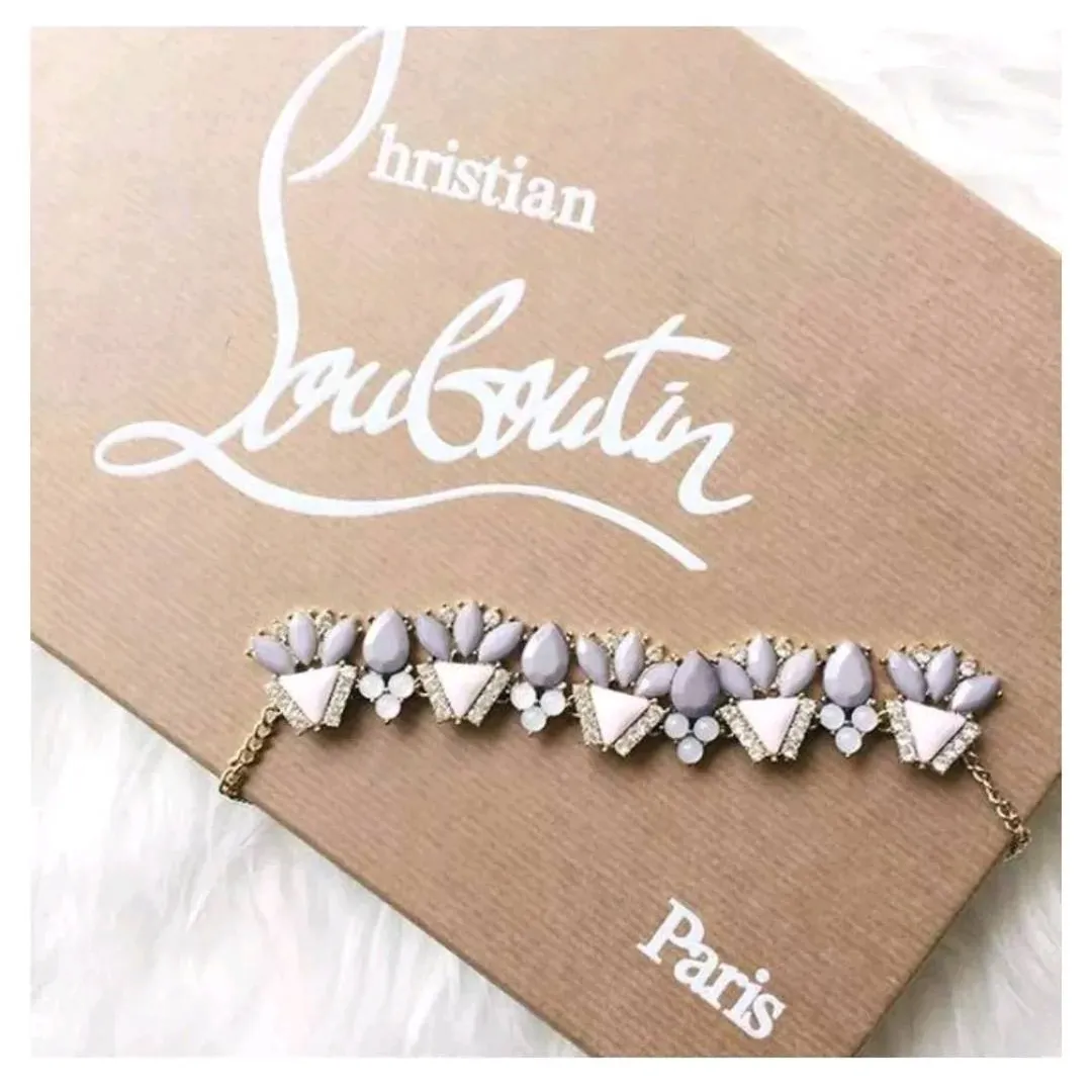 Brand New statement Necklace- Lavendern Blush photo 1
