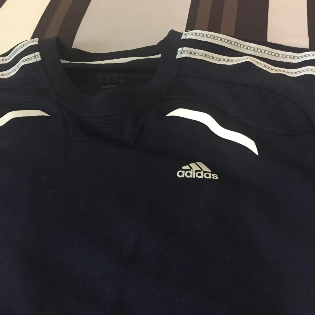 Adidas Climacool Large Long Sleeve Athletic Shirt photo 3