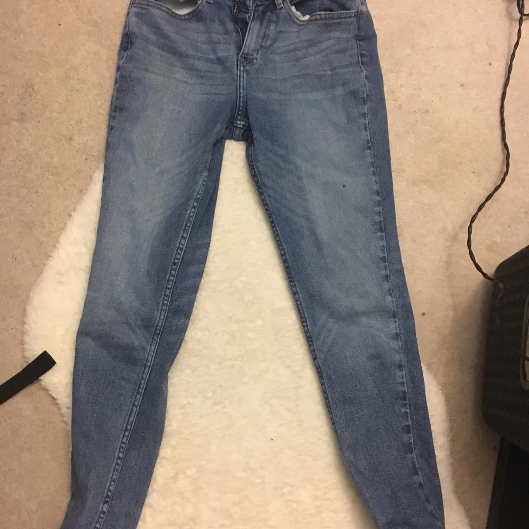 Calvin Klein Mom Jeans - 25 - (ink stain on pocket) photo 1
