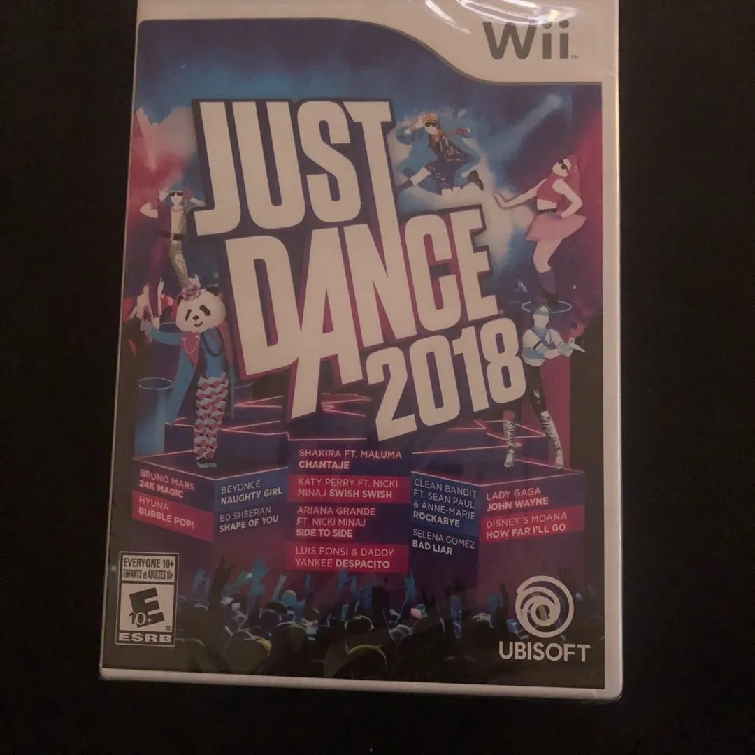 Unopened Just Dance 2018 For Wii photo 1