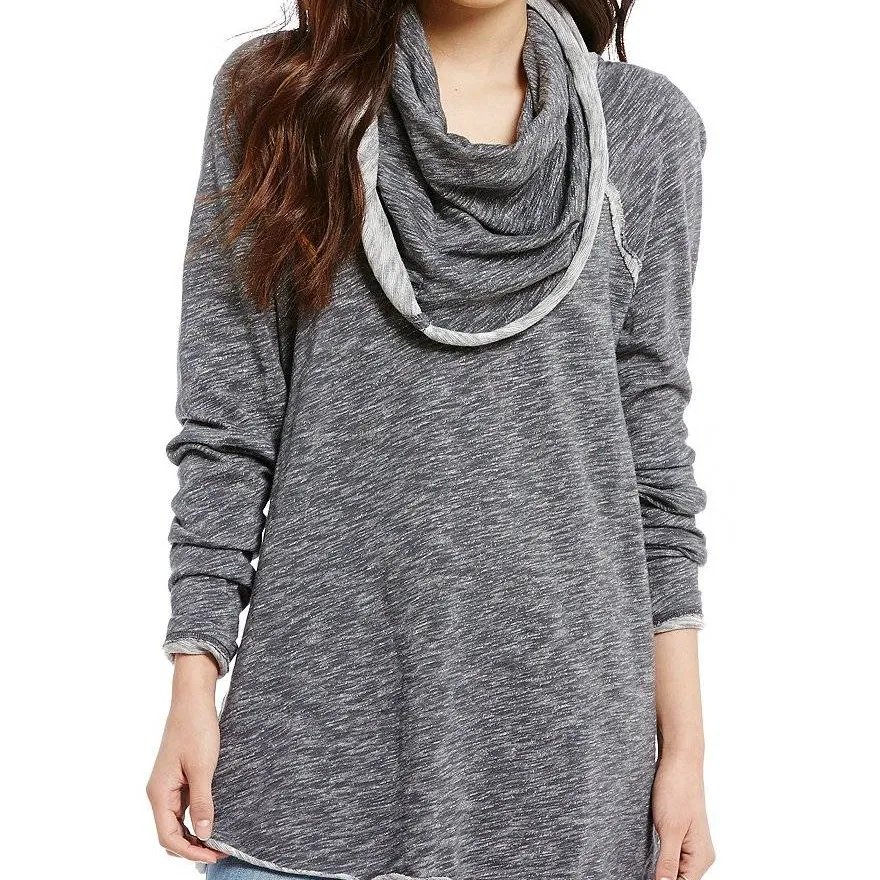 Free People Cowl Neck Pullover (S) photo 1