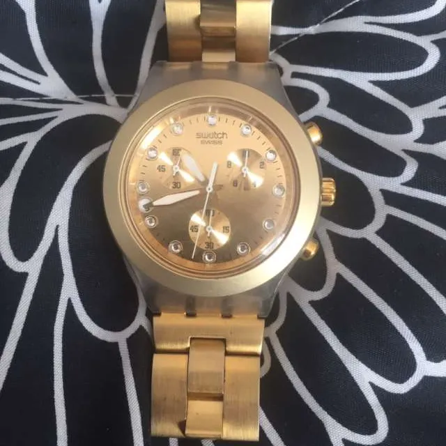 Gold Swatch Watch ⌛️ photo 1